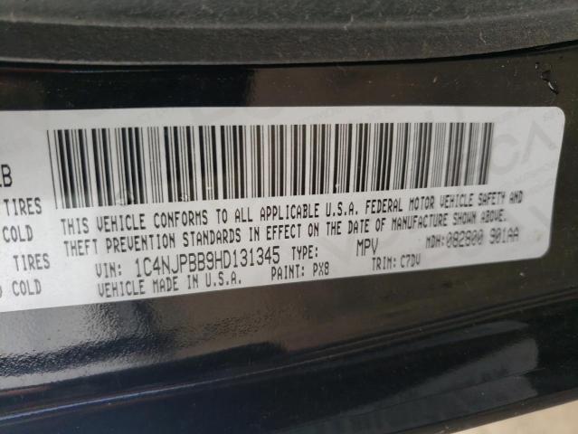 Photo 10 from auction – 2017 JEEP PATRIOT SP with VIN 1C4NJPBB9HD131345