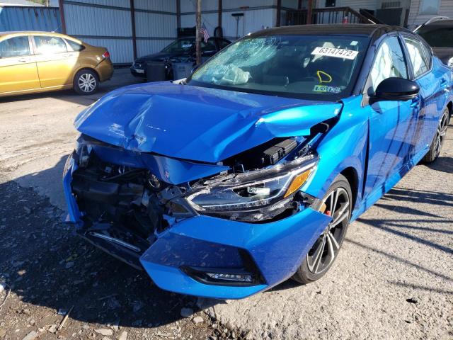 Photo 9 from auction – 2021 NISSAN SENTRA SR with VIN 3N1AB8DV3MY252570