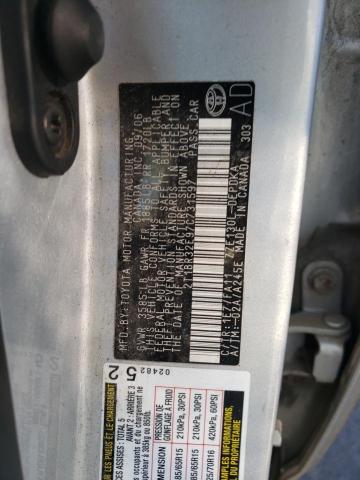 Photo 10 from auction – 2007 TOYOTA COROLLA CE with VIN 2T1BR32E97C731597