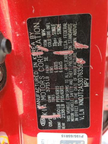 Zdjęcie 10 z aukcji – 2013 KIA SOUL z VIN KNDJT2A53D7635633