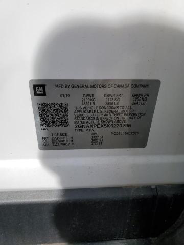 Photo 10 from auction – 2019 CHEVROLET EQUINOX PR with VIN 2GNAXPEX5K6220296