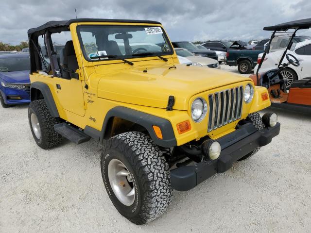 JEEP WRANGLER / 2001 with VIN 1J4FA49S81P353754 - Photo from auction