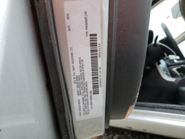 Photo 10 from auction – 2006 SUBARU LEGACY 2.5 with VIN 4S3BP626666313035