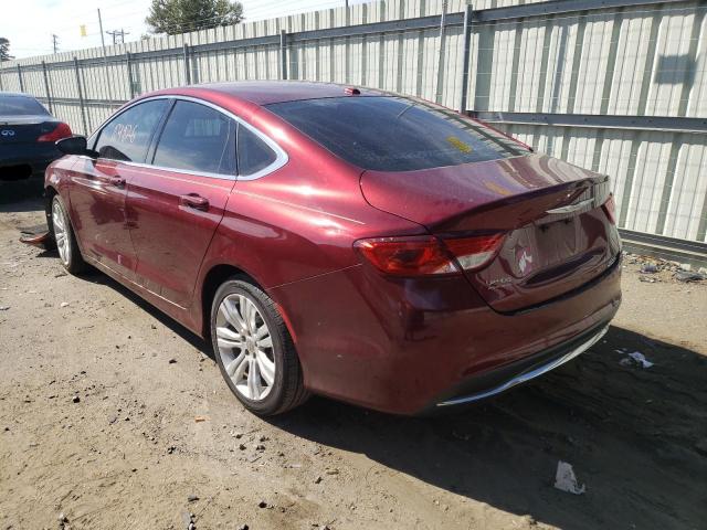 Photo 3 from auction – 2015 CHRYSLER 200 LIMITE with VIN 1C3CCCAB4FN541445