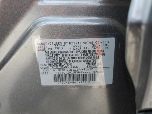 Photo 10 from auction – 2020 NISSAN KICKS SR with VIN 3N1CP5DV8LL477510