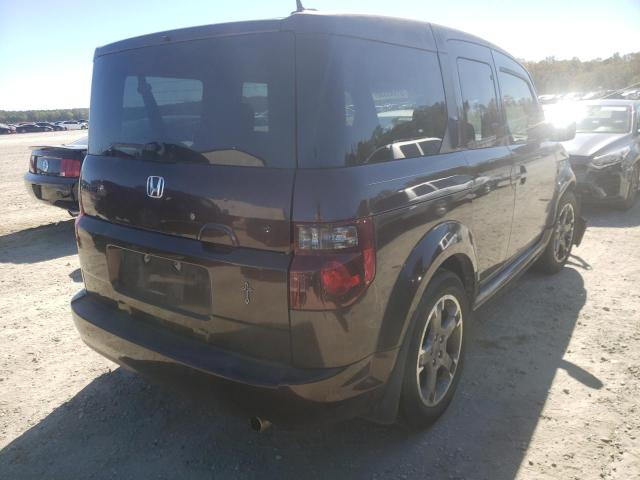 Photo 4 from auction – 2008 HONDA ELEMENT SC with VIN 5J6YH189X8L001343