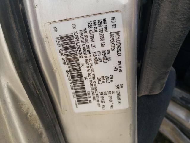 Photo 10 from auction – 2003 CHRYSLER TOWN & COU with VIN 2C4GP54L03R247427