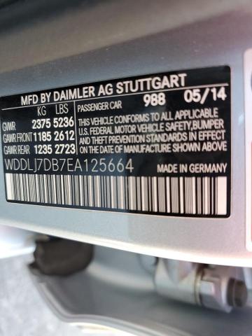 Photo 10 from auction – 2014 MERCEDES-BENZ CLS 550 with VIN WDDLJ7DB7EA125664