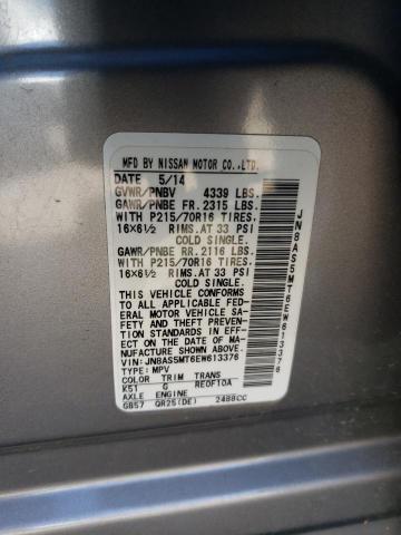 Photo 10 from auction – 2014 NISSAN ROGUE SELE with VIN JN8AS5MT6EW613376