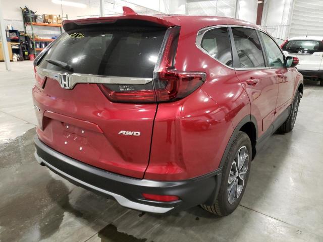 Photo 4 from auction – 2022 HONDA CR-V EX with VIN 7FARW2H52NE033323