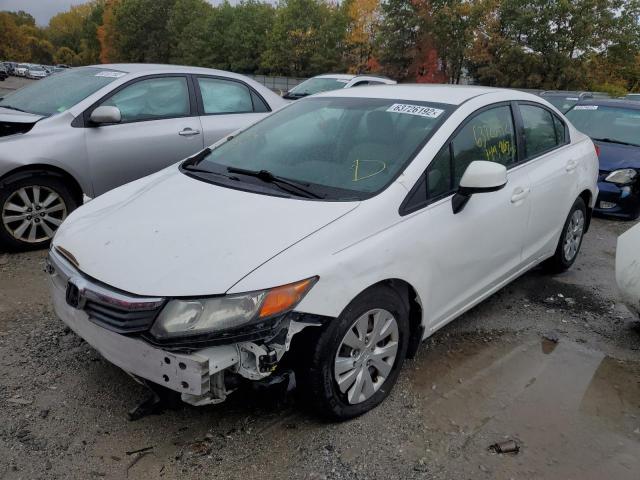 Photo 2 from auction – 2012 HONDA CIVIC LX with VIN 19XFB2F59CE060826