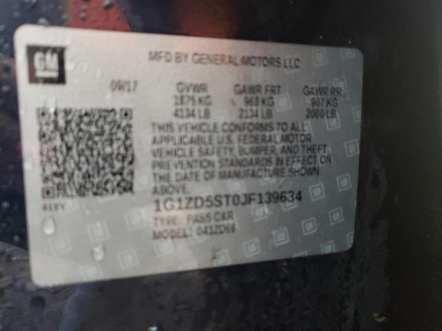 Photo 10 from auction – 2018 CHEVROLET MALIBU LT with VIN 1G1ZD5ST0JF139634