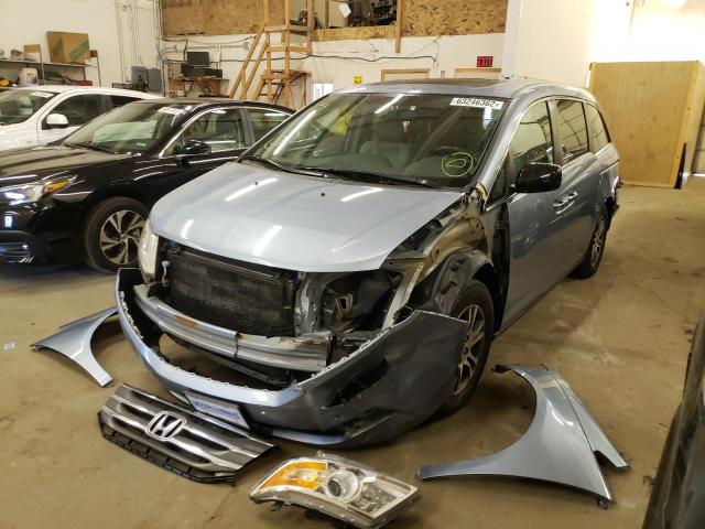 Photo 2 from auction – 2013 HONDA ODYSSEY EX with VIN 5FNRL5H60DB061148