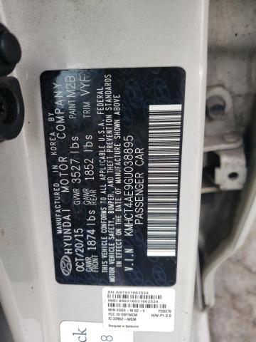 Photo 10 from auction – 2016 HYUNDAI ACCENT SE with VIN KMHCT4AE9GU038895