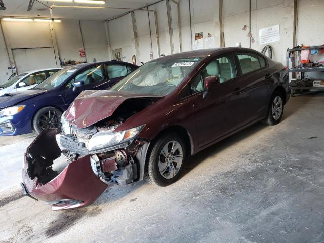 Photo 2 from auction – 2015 HONDA CIVIC LX with VIN 19XFB2F58FE282486