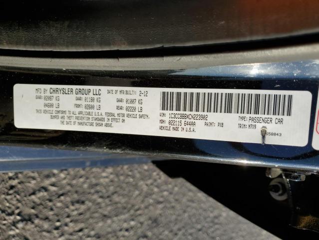 Photo 10 from auction – 2012 CHRYSLER 200 TOURIN with VIN 1C3CCBBBXCN223902