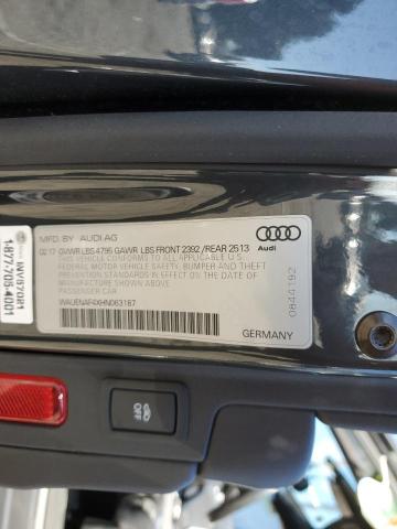 Photo 10 from auction – 2017 AUDI A4 PREMIUM with VIN WAUENAF4XHN063187
