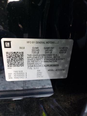 Photo 10 from auction – 2018 GMC YUKON SLT with VIN 1GKS1DKC4JR393605