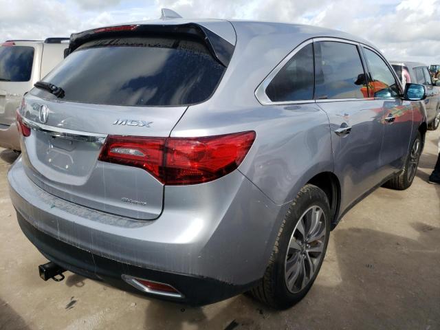 Photo 4 from auction – 2016 ACURA MDX TECHNO with VIN 5FRYD4H41GB025408