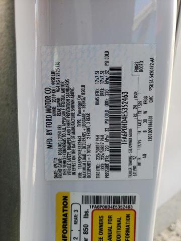 Photo 10 from auction – 2014 FORD FUSION SE with VIN 1FA6P0HD4E5352463