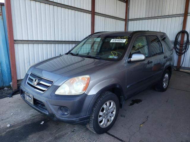 Photo 2 from auction – 2006 HONDA CR-V EX with VIN SHSRD78816U419864