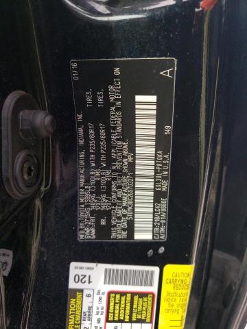 Photo 10 from auction – 2016 TOYOTA SIENNA XLE with VIN 5TDYK3DC2GS703271