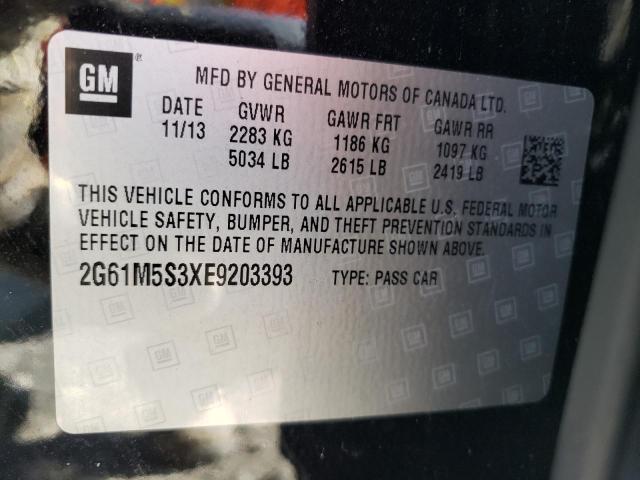 Photo 10 from auction – 2014 CADILLAC XTS LUXURY with VIN 2G61M5S3XE9203393
