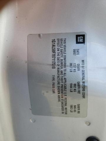 Photo 10 from auction – 2008 CHEVROLET COBALT LT with VIN 1G1AL58F787117510
