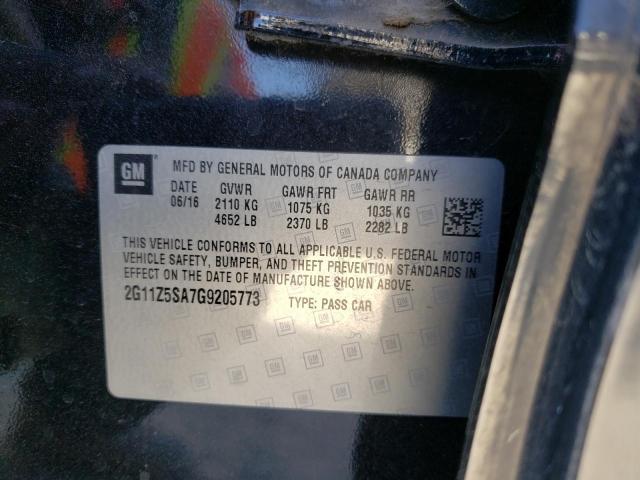 Photo 10 from auction – 2016 CHEVROLET IMPALA LS with VIN 2G11Z5SA7G9205773