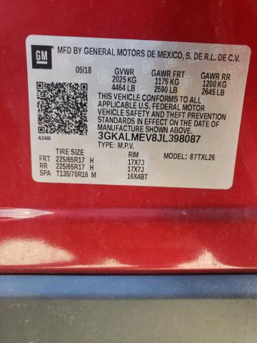 Photo 10 from auction – 2018 GMC TERRAIN SL with VIN 3GKALMEV8JL398087