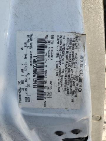 Photo 10 from auction – 2008 FORD FOCUS SE with VIN 1FAHP33N08W129118