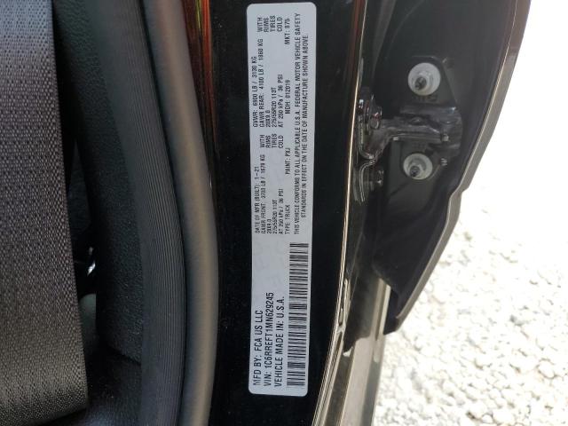 Photo 10 from auction – 2021 RAM 1500 BIG H with VIN 1C6RREFT1MN629245