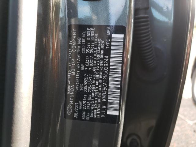 Photo 10 from auction – 2022 HYUNDAI TUCSON BLU with VIN KM8JBCA12NU029244