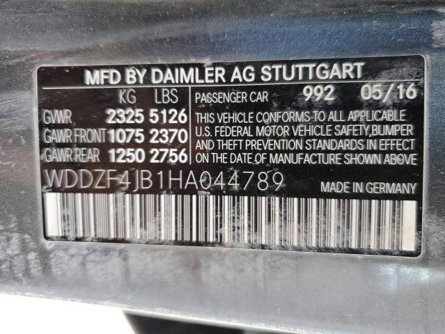 Photo 10 from auction – 2017 MERCEDES-BENZ E 300 with VIN WDDZF4JB1HA044789