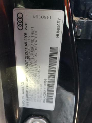 Photo 10 from auction – 2015 AUDI A3 PREMIUM with VIN WAUACGFF2F1128756