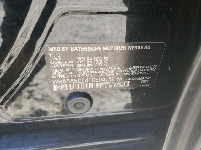 Photo 10 from auction – 2014 BMW 528 I with VIN WBA5A5C54ED504152