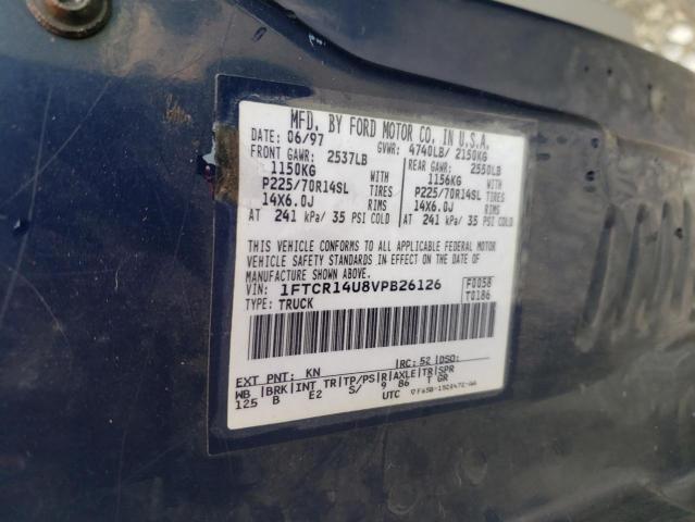 Photo 10 from auction – 1997 FORD RANGER SUP with VIN 1FTCR14U8VPB26126