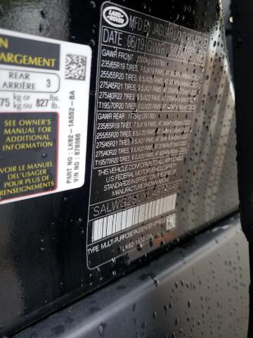 Photo 10 from auction – 2020 LAND ROVER RANGE ROVE with VIN SALWG2SUXLA878866