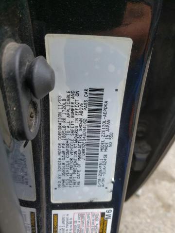 Photo 10 from auction – 2004 TOYOTA COROLLA CE with VIN JTDBR32E942044162