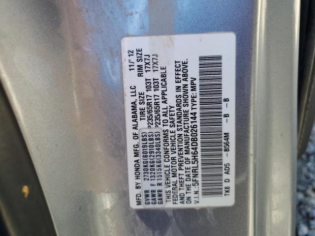 Photo 10 from auction – 2013 HONDA ODYSSEY EX with VIN 5FNRL5H64DB026144