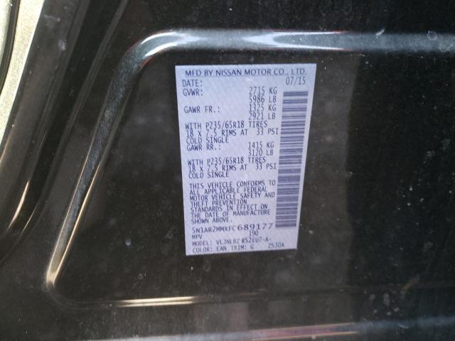 Photo 10 from auction – 2015 NISSAN PATHFINDER with VIN 5N1AR2MMXFC689177