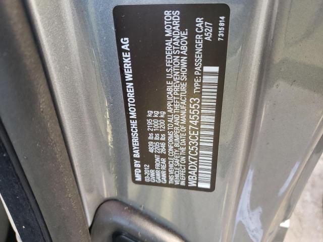 Photo 10 from auction – 2012 BMW 335 I with VIN WBADX7C53CE745553