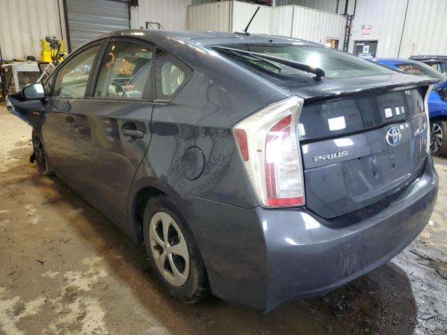 Photo 3 from auction – 2012 TOYOTA PRIUS with VIN JTDKN3DU1C1541131