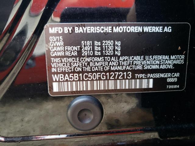Photo 10 from auction – 2015 BMW 535 I with VIN WBA5B1C50FG127213