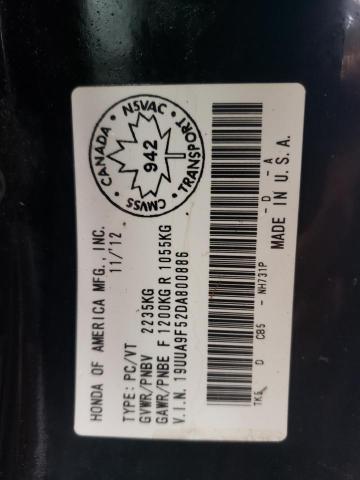 Photo 10 from auction – 2013 ACURA TL TECH with VIN 19UUA9F52DA800886