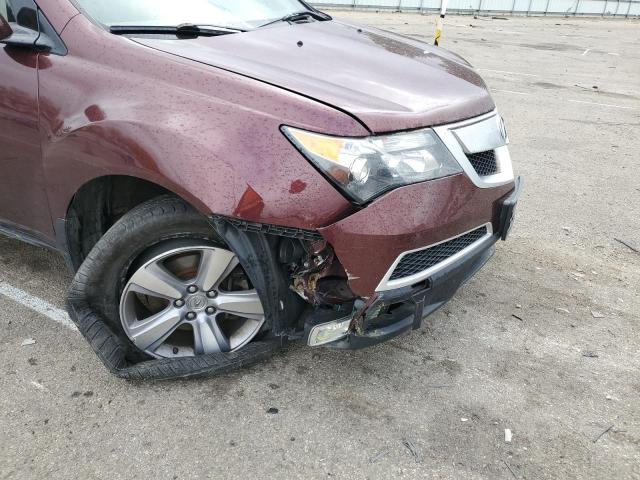 Photo 9 from auction – 2012 ACURA MDX with VIN 2HNYD2H27CH539248