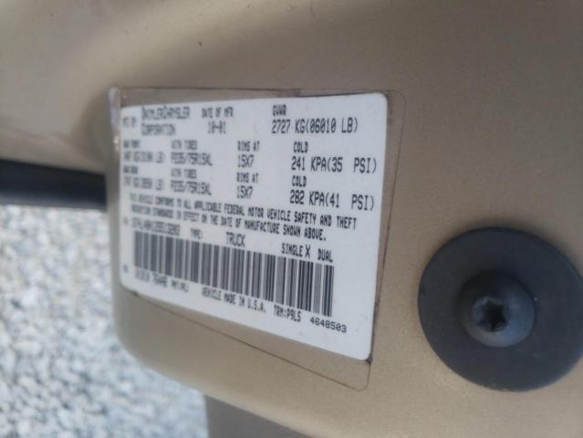 Photo 10 from auction – 2002 DODGE DAKOTA QUA with VIN 1B7HL48N12S513203