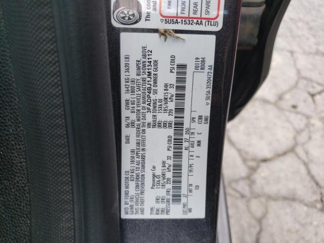 Photo 10 from auction – 2018 FORD FIESTA SE with VIN 3FADP4BJ1JM134112