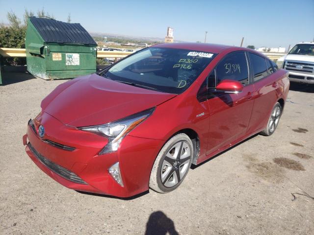 Photo 2 from auction – 2017 TOYOTA PRIUS with VIN JTDKARFU8H3529176