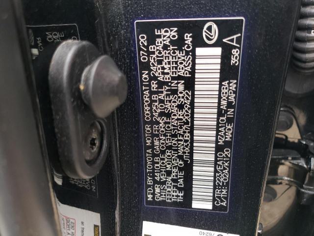 Photo 10 from auction – 2020 LEXUS UX 200 with VIN JTHX3JBH7L2029422